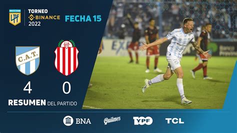 Torneobinance Fecha 15 Resumen De Atlético Tucumán Barracas