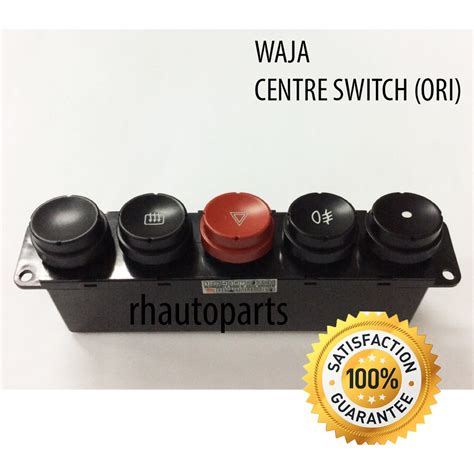 Waja Old Waja Campr Center Centre Emergency Switch Fog Lamp Heater Suis