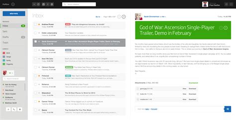 outlook application behance
