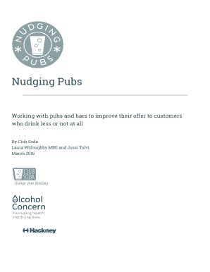 Fillable Online Nudging Pubs Fax Email Print Pdffiller