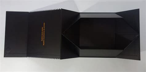 A Matt Black Foldable Rigid Paper Box Blog Of Shanghai De Printed Box