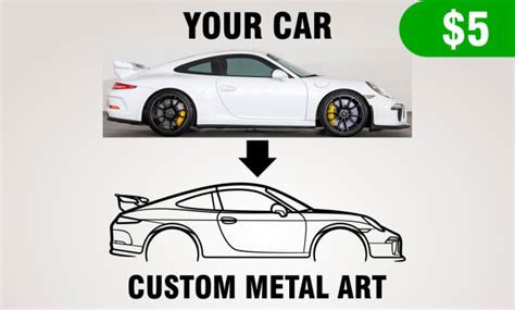 Car Silhouette For Custom Metal Art By Merasidesigns Fiverr