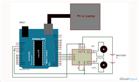 arduino based computer controlled robot