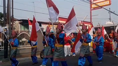 kirab merah putih kec kalidawir part  youtube