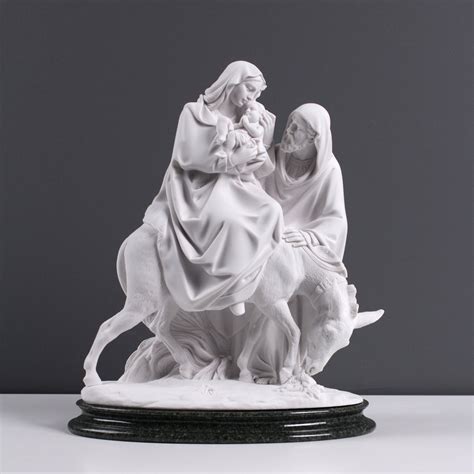 Holy Family marble statue sculpture Italian luxury home decor – The Ancient Home