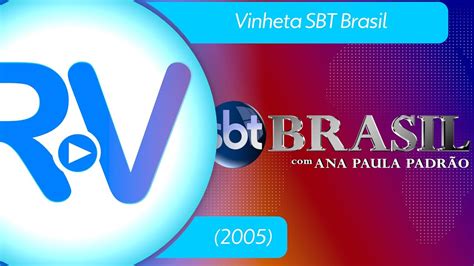 RECRIAÇÃO Vinheta SBT Brasil 2005 YouTube