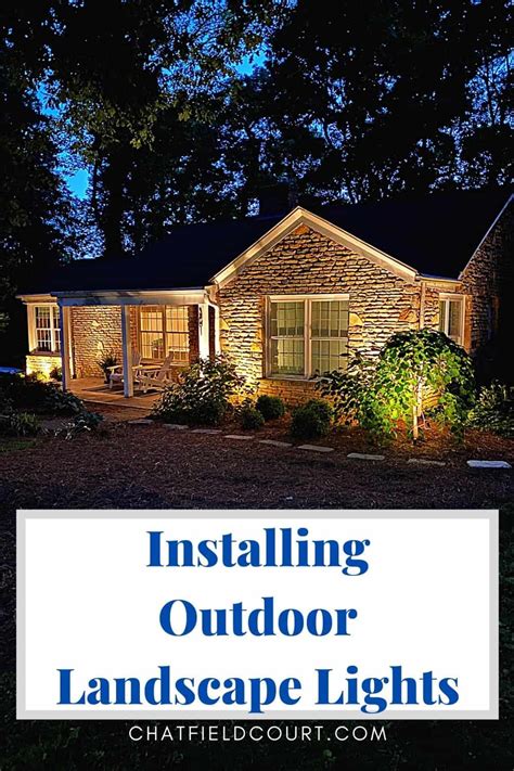 How To Wire Landscape Lights Low Voltage | Shelly Lighting