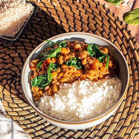 Recette Dhal de lentilles aux épinards et lait de coco Autour du riz