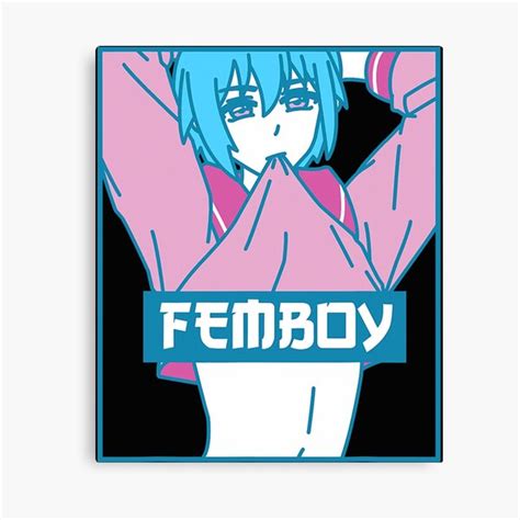 Femboy Aesthetic Pastel Gay Yaoi Anime Boy Crossdressing Canvas