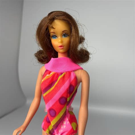 Vintage Mod Marlo Flip TNT Brunette Barbie Nude Doll Japan Etsy