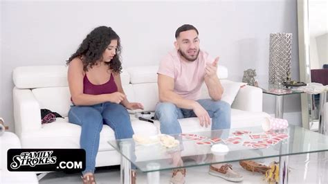 Big Chested Stepsister Lets Her Horny Stepbro Shag Her Yummy Mexican Beaver While Their Parent