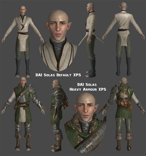 Dai Solas Default And Heavy Armour Xps By Padme4000 On Deviantart