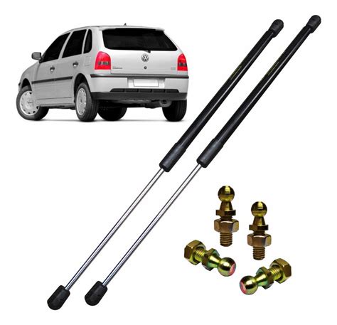 Kit Amortecedor Porta Malas Gol G2 G3 G4 4 Pinos Parafusos AUTO