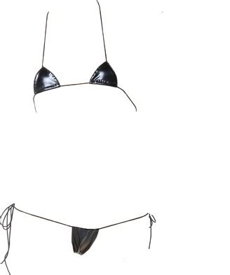 JasmyGirls Leather Micro Bikini Extreme Anime Lingerie Sexy Cosplay