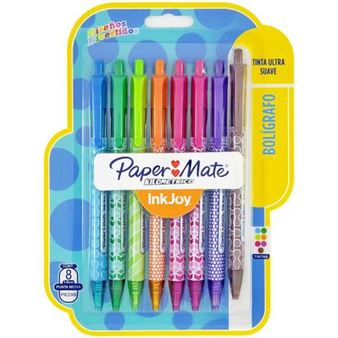 Bol Grafos Retr Ctiles Paper Mate Inkjoy Kilom Trico Wrap Punta