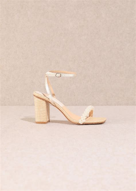 Pretty Pearl Heels - Cousin Couture