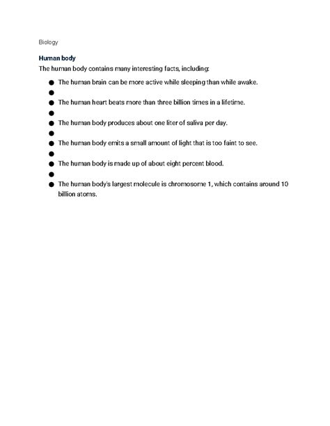 Biology The Human Body Answer Key 3
