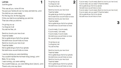 Letra Da Música Inglês - 5