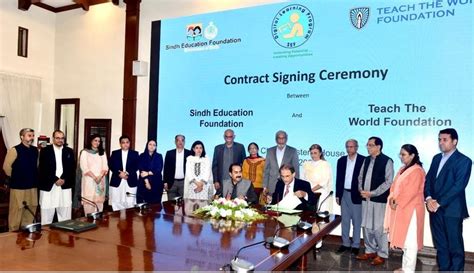Contract Signing between SEF and TTWF for fostering Digital Learning ...