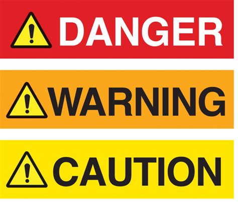 Custom Caution Labels Different Types Of Danger Warning Labels