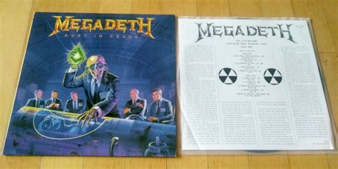 Megadeth Rust In Peace Vinyl Photo Metal Kingdom