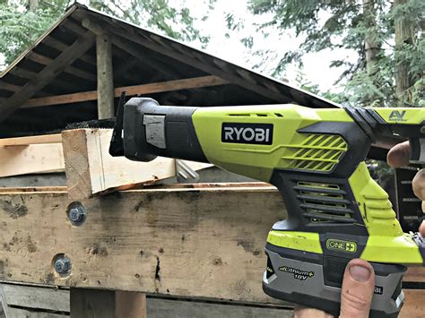 Battery Powered In Tight Spaces With The Ryobi 18v Sawzall