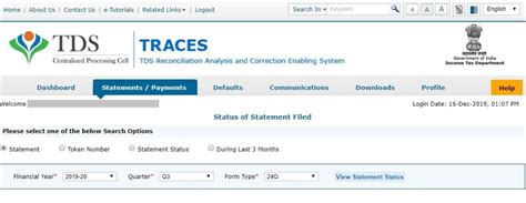 Tds Status How To Check Tds Status By Pan Card Know Here Whole