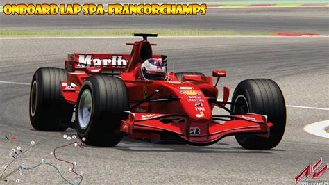 Assetto Corsa Ferrari F2007 Onboard Lap At Spa Francorchamps YouTube