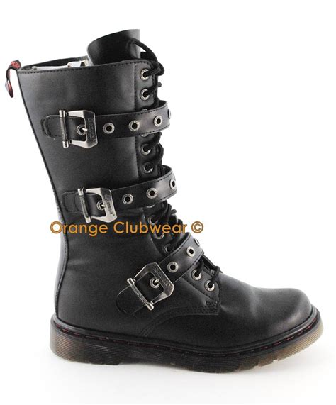 Demonia Disorder 303 Punk Gothic Combat Womens Boots Ebay