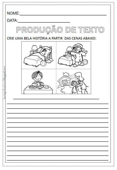 Produção De Texto 6 Ano Continue A História - Cultura Notícias