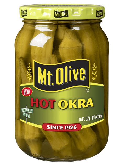 Hot Okra Pickle Products Mt Olive Pickles