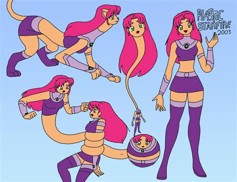 Plastic Starfire Teen Titans 2003 By Pinkiepiefan37 On Deviantart