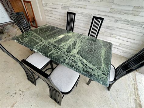 italian green marble dining table  sale  stdibs emerald green