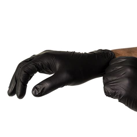 Black Nitrile Gloves Pack 2 Heavy Duty