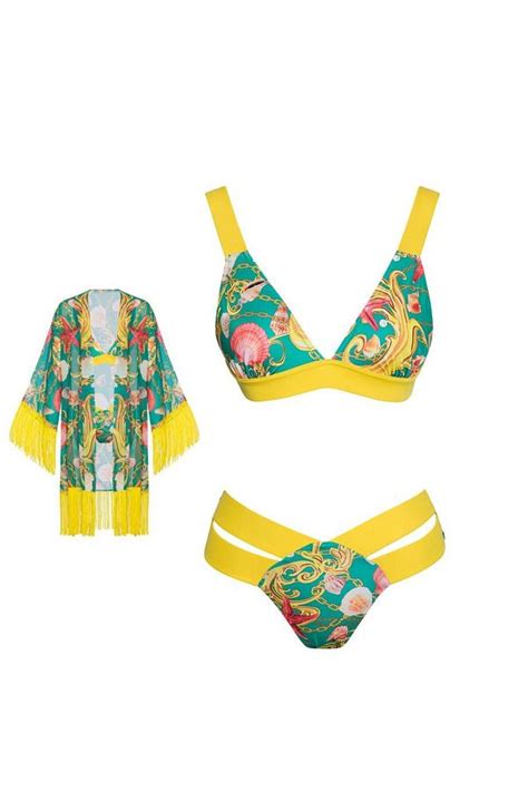 SAILOR moda Brasilianisches Pareo Bikini Set mit dicken Trägern Trendyol