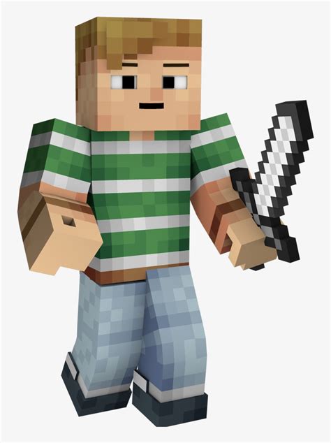 Bonecos Minecraft Png - Minecraft Character Fivius S Character Render Service - Bonecos ...