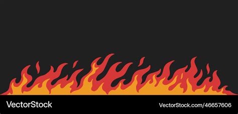 fire  flat emblem colorful royalty  vector image