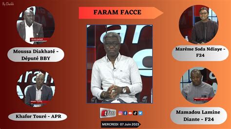 Tfm Live Faram Facce Du Juin Avec Pape Ngagne Ndiaye Youtube