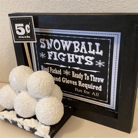 Snowballs 5 Cents Etsy