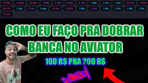 Como Eu Fa O Pra Dobrar Minha Banca No Aviator Youtube