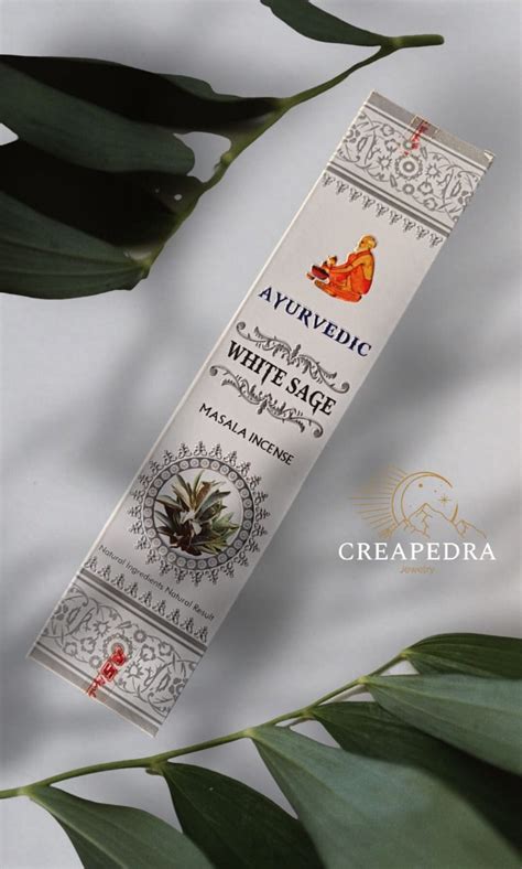 Encens Ayurvedic Sauge Blanche Creapedra