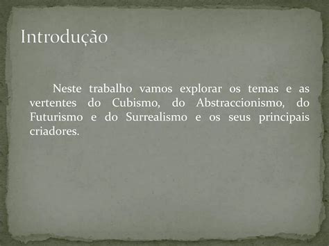 Cubismo, Abstraccionismo, Futurismo e Surrealismo | PPT