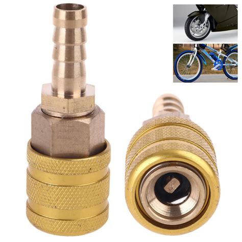 8mm Car Tire Valve Clip Pump Nozzle Clamp Solid Brass Quick Connect The