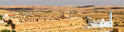view  ksar ouled abdelwahed  ksour jlidet village  south tunisia