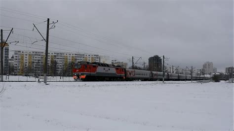 ЭП2К-419 с пассажирским поездом №531 Нижний Новгород-Адлер (ФПК РЖД ...