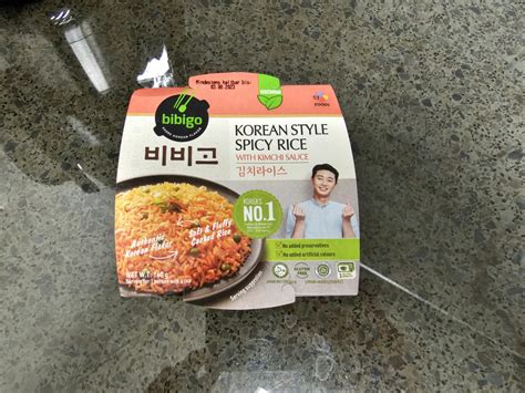 2583 Bibigo „korean Style Spicy Rice With Kimchi Sauce Happysouperde