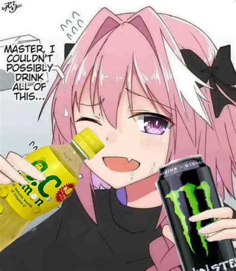 Astolfos New Drinks Of Choice Astolfo Monster Cock Know Your Meme