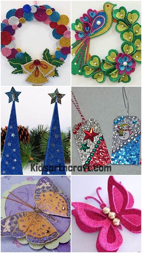 DIY Glitter Paper Art Ideas - Kids Art & Craft