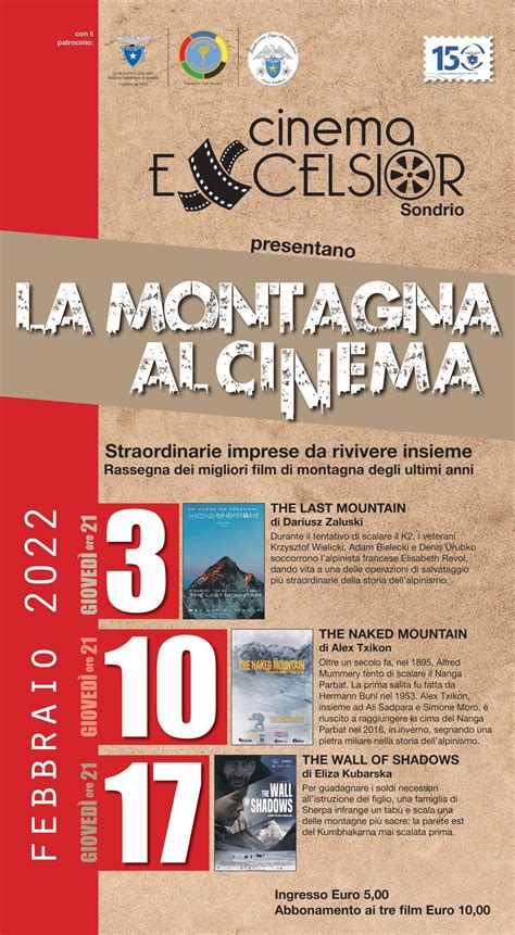 La montagna al cinema - Cinema Excelsior Sondrio