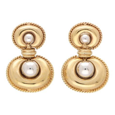 Vintage Retro Drop Earrings At Susannah Lovis Jewellers